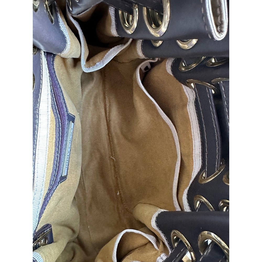 Jimmy Choo Ramona Shoulder Bag Taupe/Brown Patent Leather Made in Italy - Picture 9 of 15